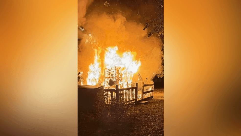 Woman dies after being found unconscious inside burning Union Springs home