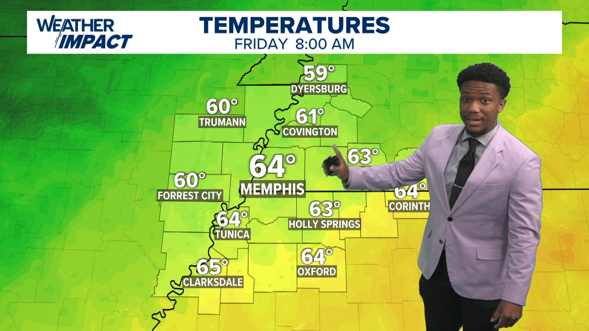 Major cold front moves through tomorrow!