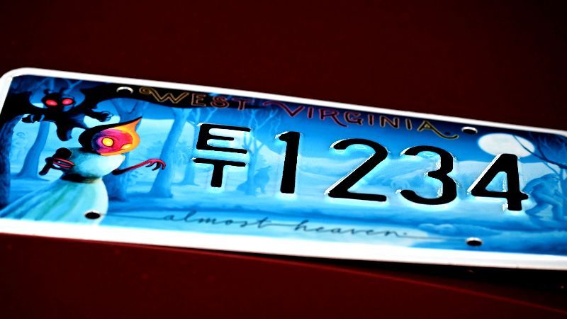 West Virginia DMV launches 'Cryptids' license plate
