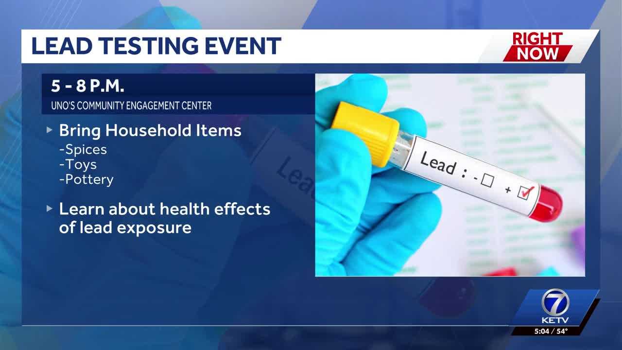 Testing lead in household items at UNO for free