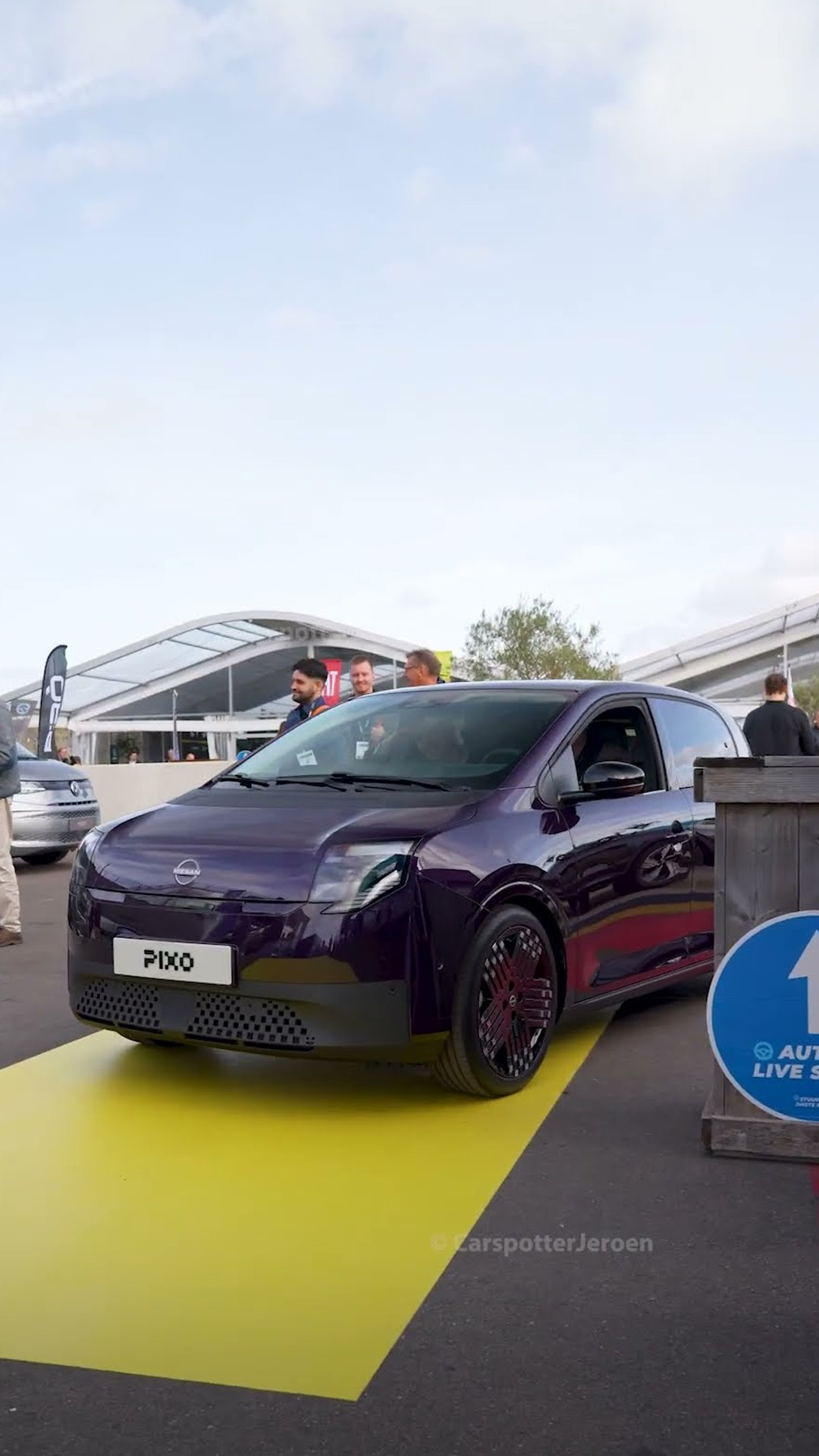 All-electric Nissan Pixo makes its first public appearance