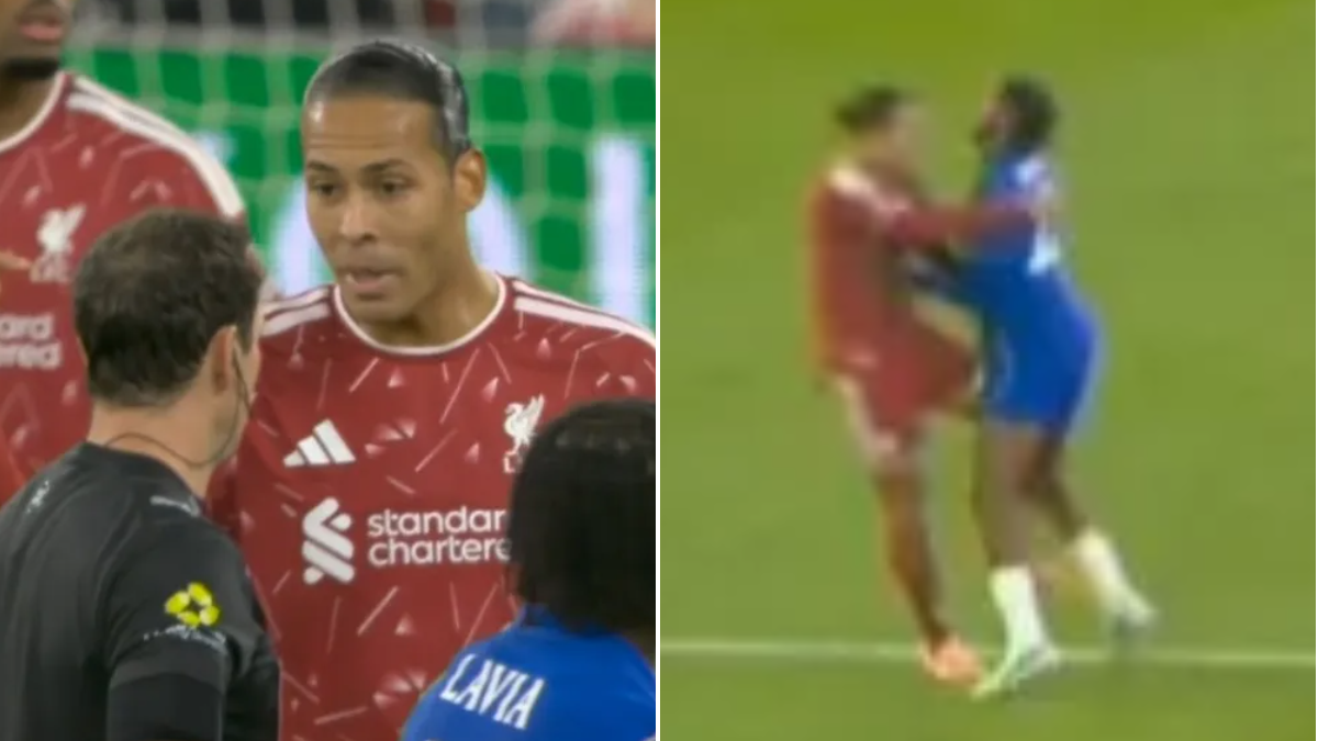 What Virgil van Dijk said after Emmanuel Emegha clash during Liverpool ...