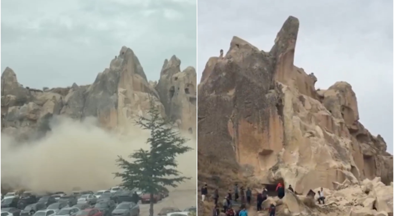 Cappadocia, crolla un camino delle fate: morte due persone. «Frana ...