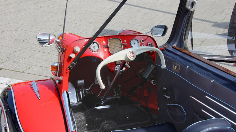 Messerschmitt’s KR200 bubble car went backward by restarting its two ...