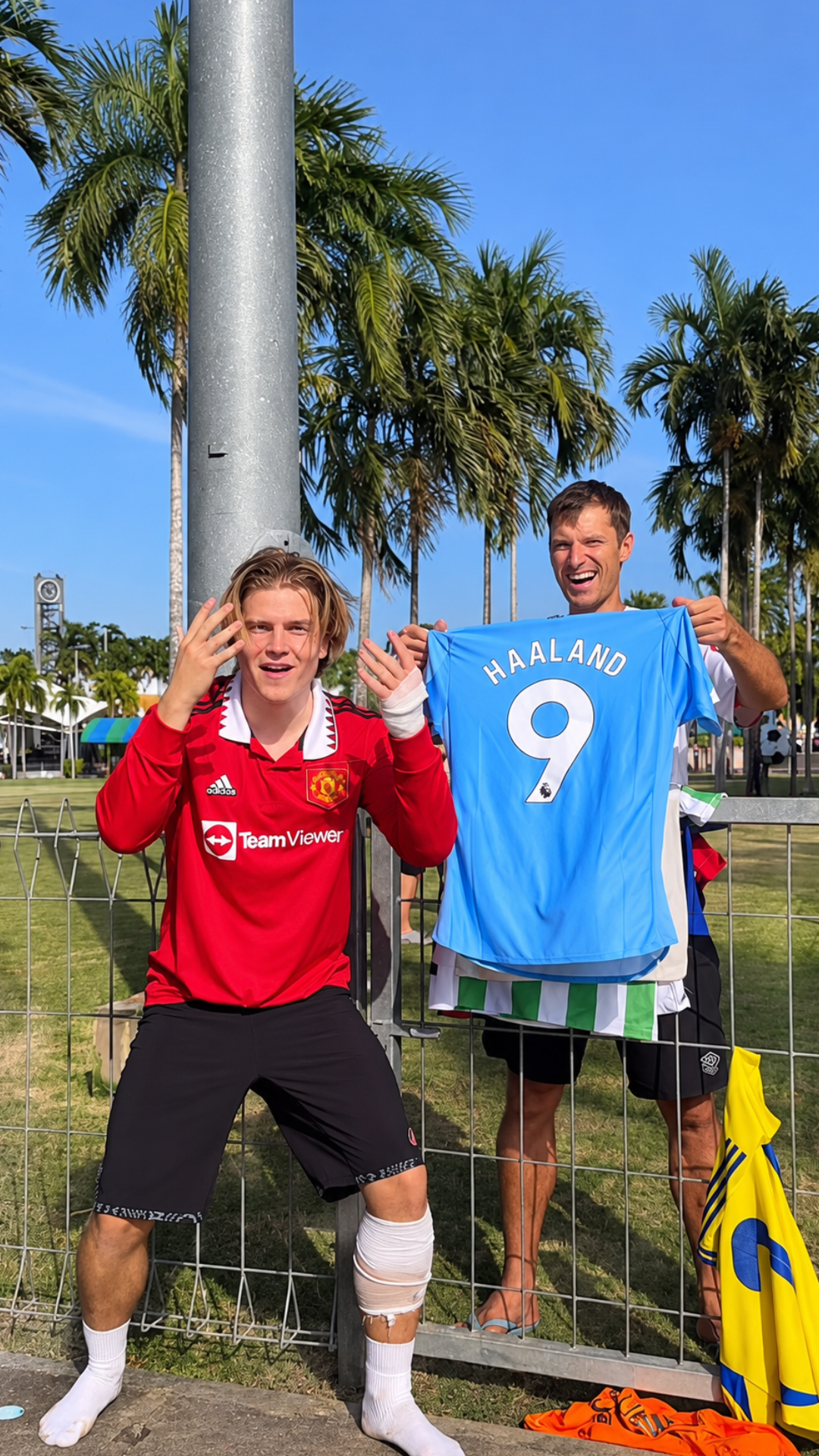 Choose a football jersey number for a strength challenge