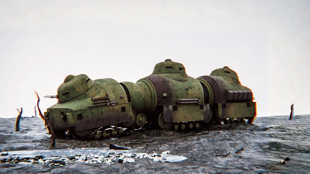 The French tank that could lock its body into a bridge
