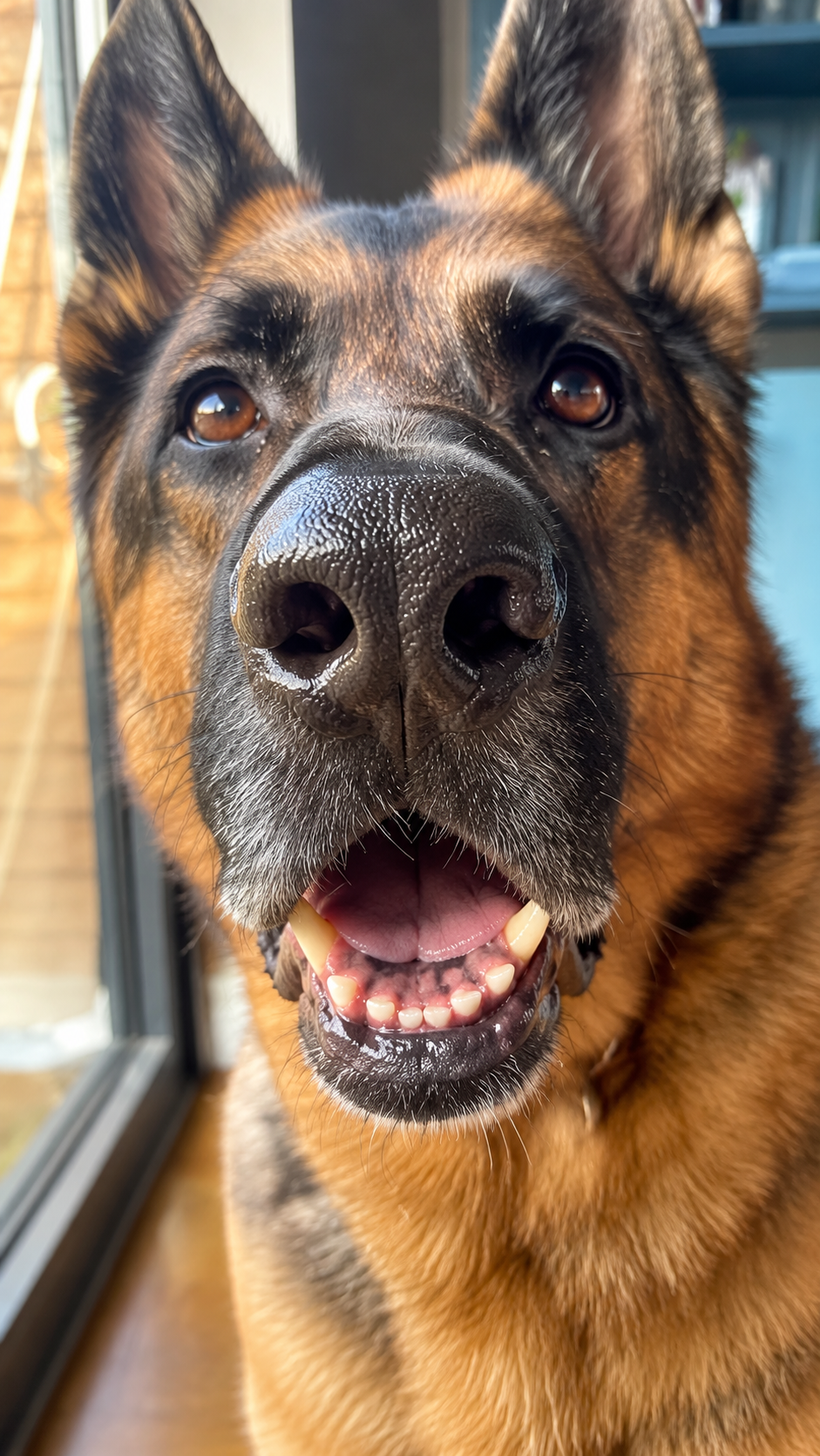 Sassy German shepherd has a funny question full of attitude