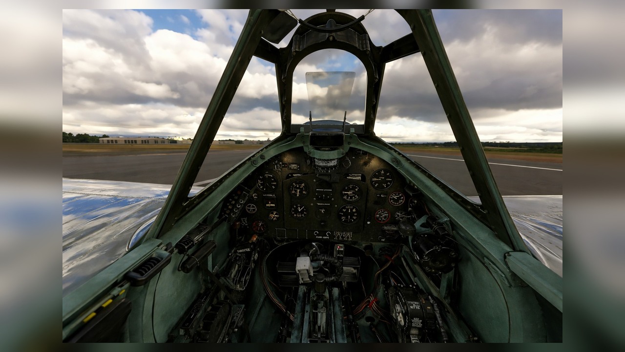Spitfire takeoff recreated in Microsoft Flight Simulator