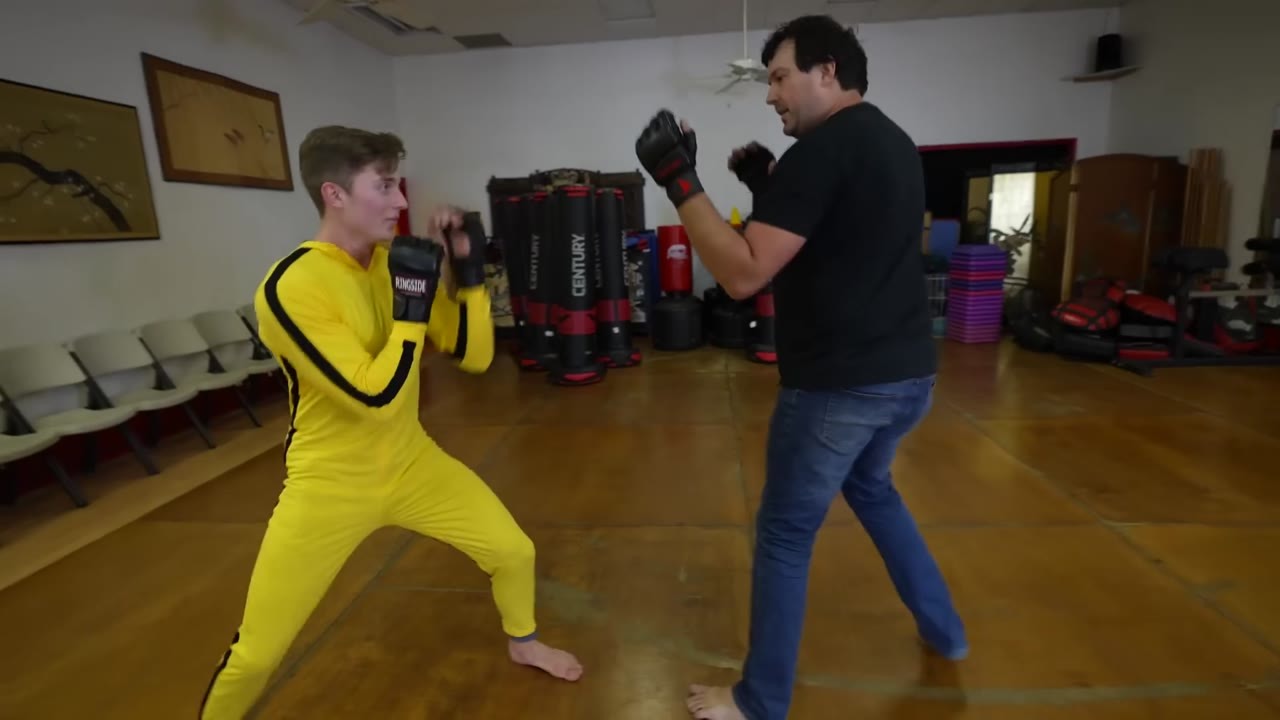 A week of Bruce Lee-inspired training ended with a one-inch punch test
