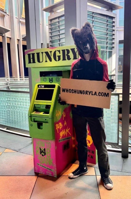 Mysterious ATM pops up in LA promising free cash if you can crack the code