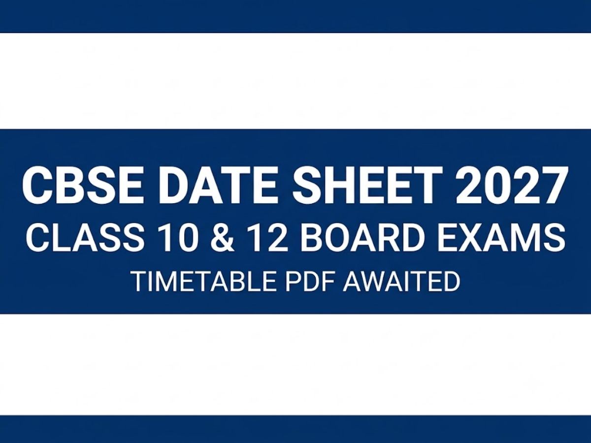CBSE 2027 exam timetable PDF: Check latest update on class 10, 12 board ...