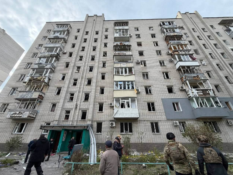 Russian drone hits apartment block in Kremenchuk, injuring 11 ...