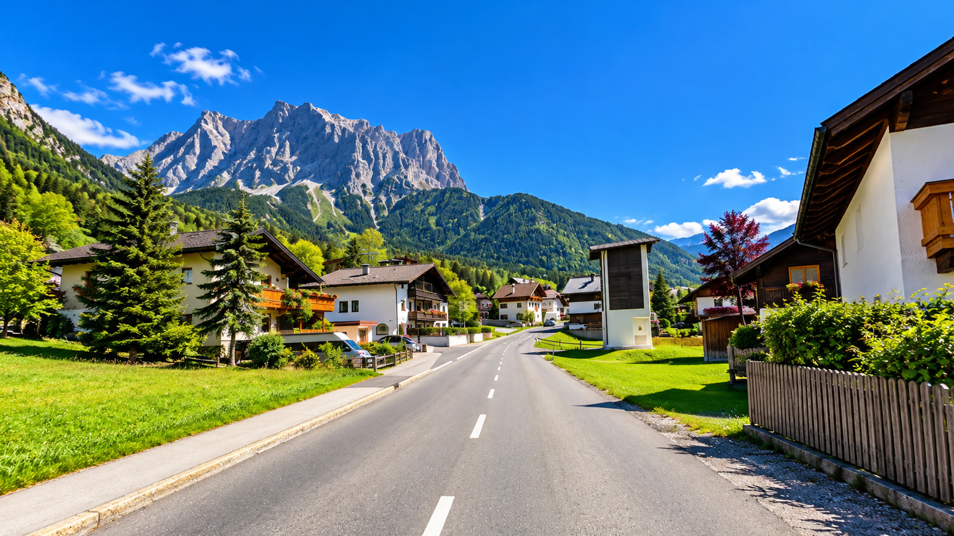 No hiking needed for these mountain views in Tyrol