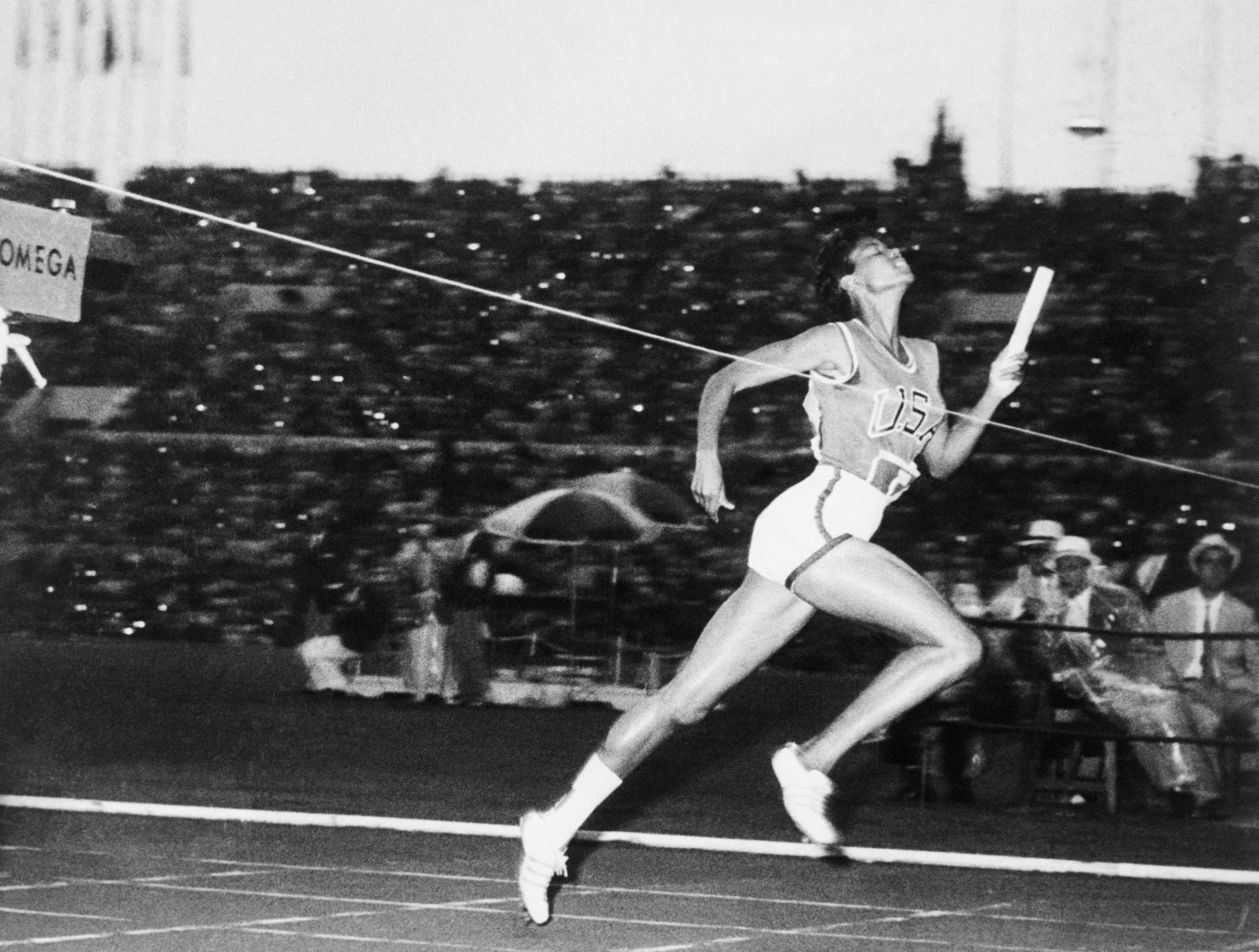 Wilma Rudolph wore a leg brace until age 12 after childhood polio; in ...