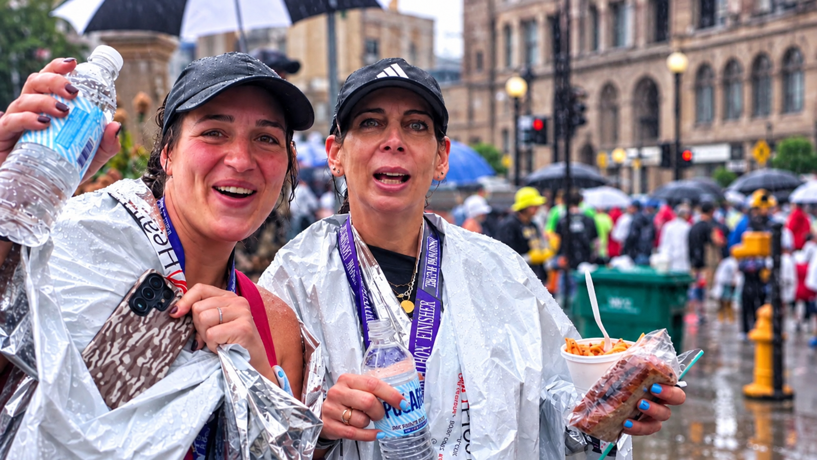 26.2 miles through the storm