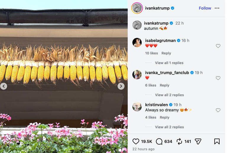 Ivanka Trump torched for tone-deaf getaway post
