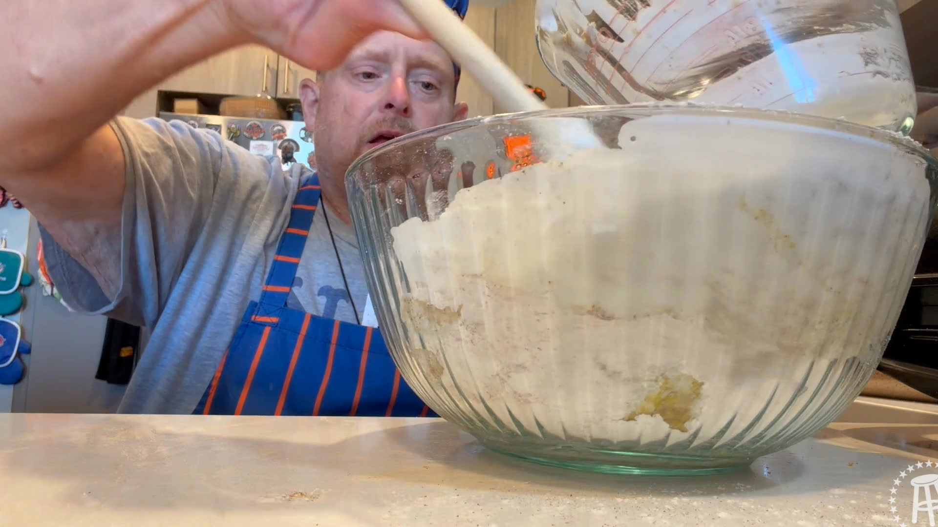 Tank cooks pumpkin waffles