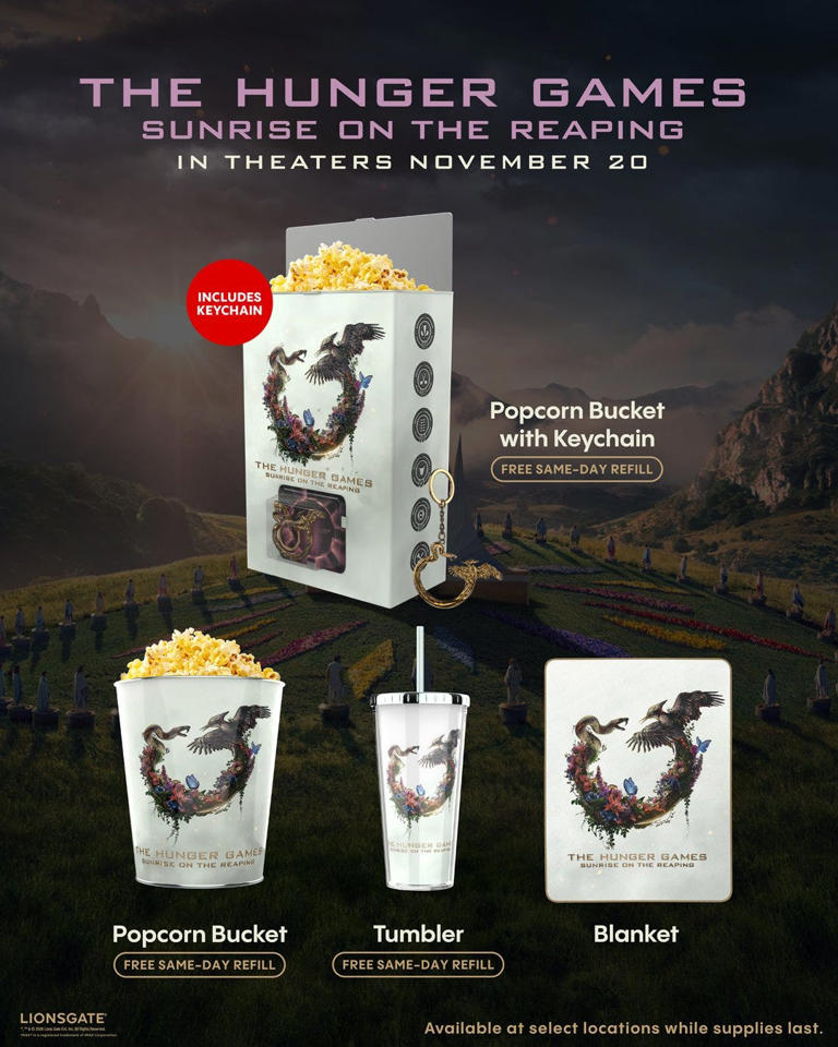 Sunrise on the reaping merch: Where to get book tin, blanket, more