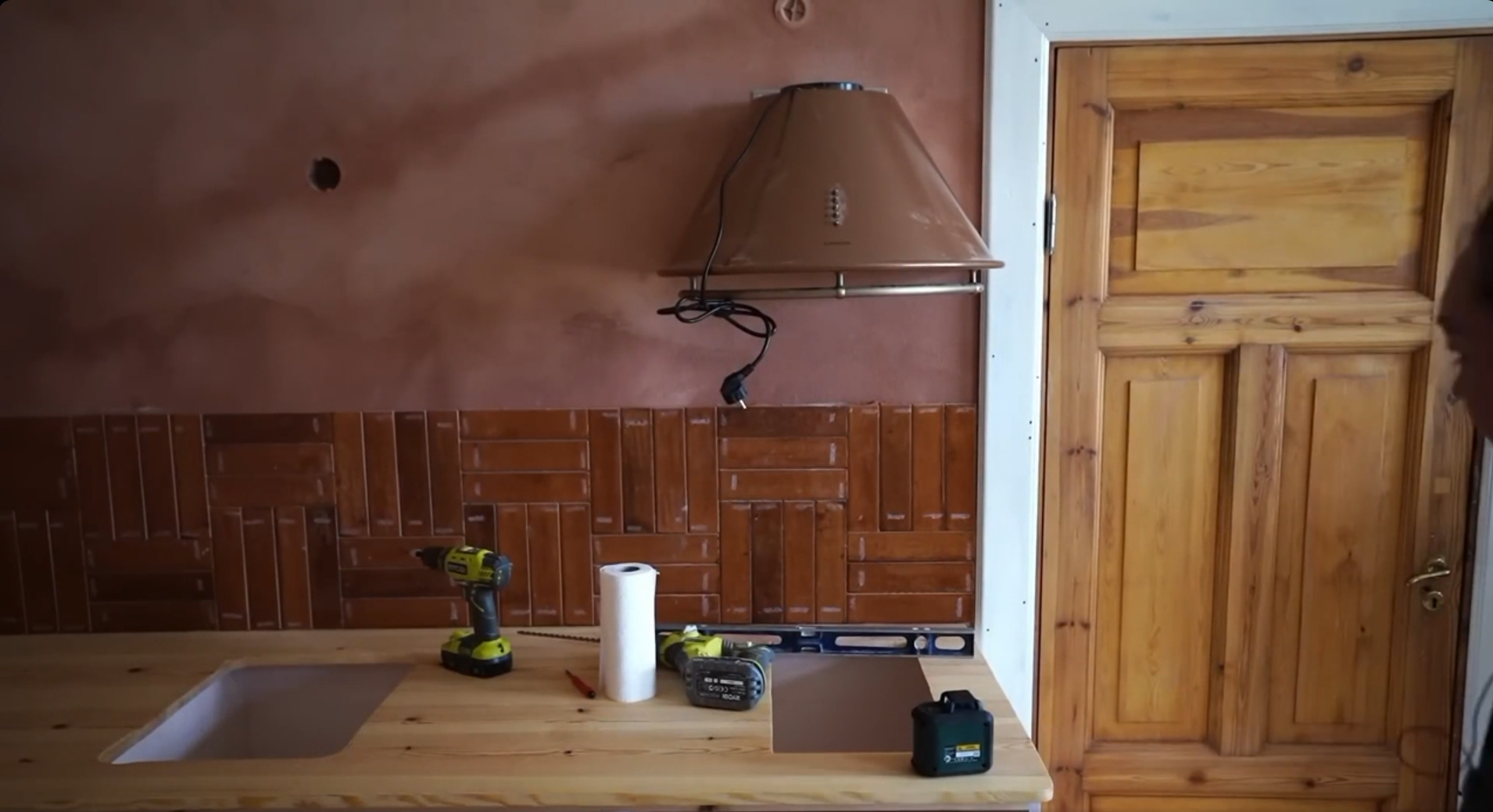 1920s schoolhouse kitchen renovation with modern Scandinavian design