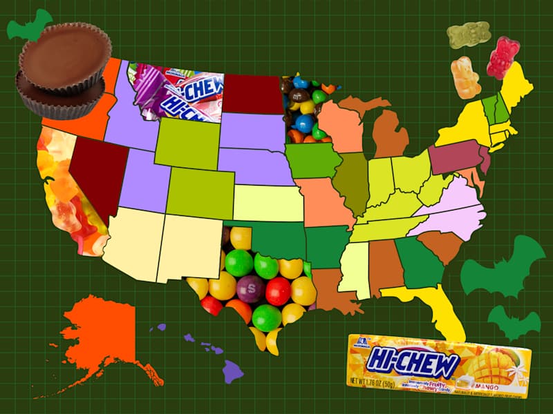 This map shows which Halloween candy outshines the rest in your state