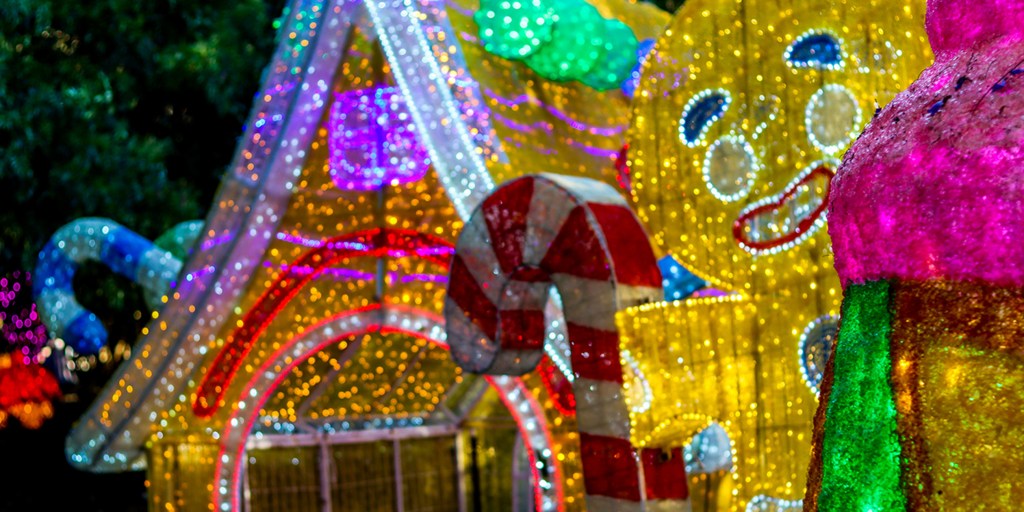 The southern hemisphere's largest Christmas lights display is on