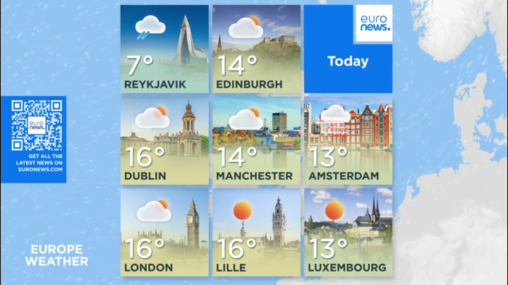 Weather Europe today (2026/10/30)
