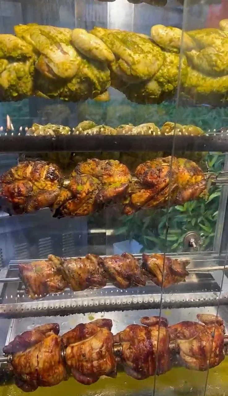 Raw juice of chicken from grilled drippings could cause food poisoning ...
