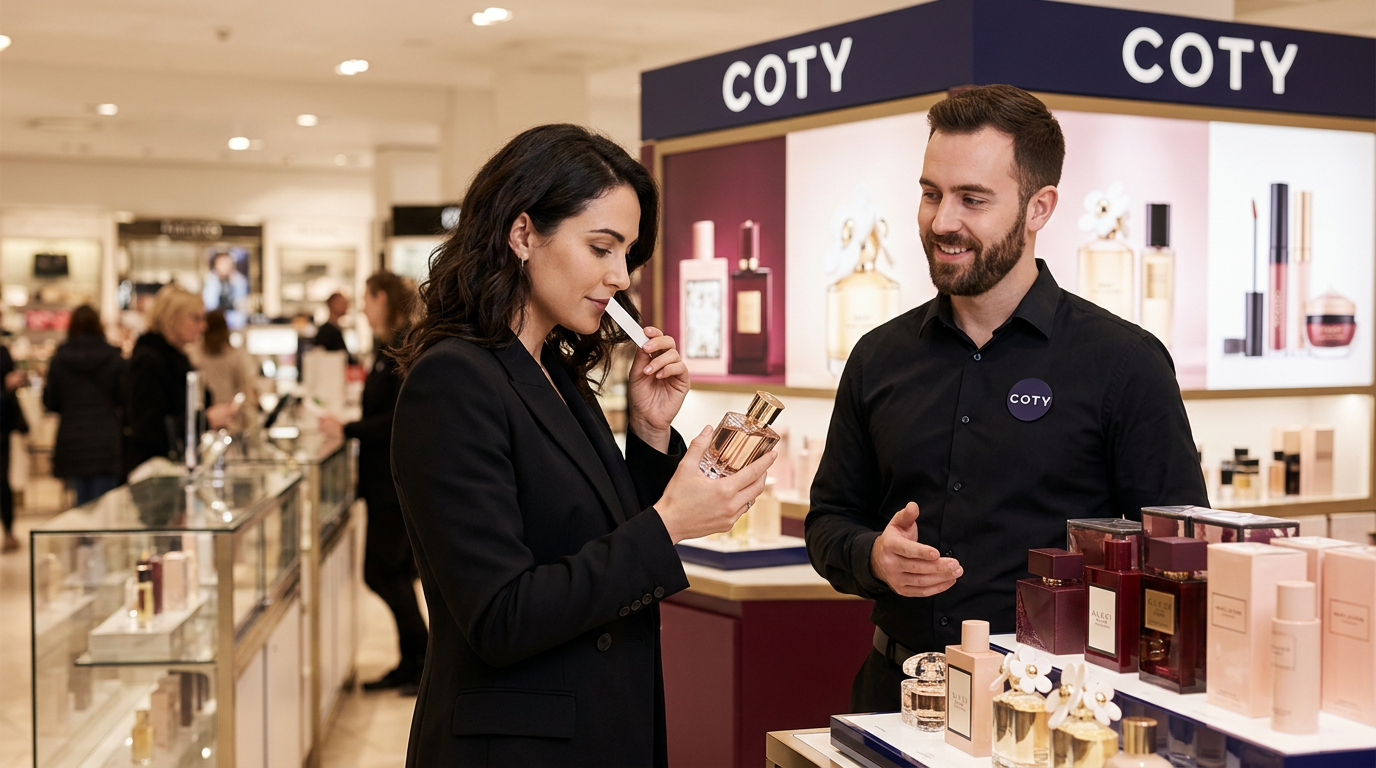 Coty consensus price target lowered by 12.93% to €3.35