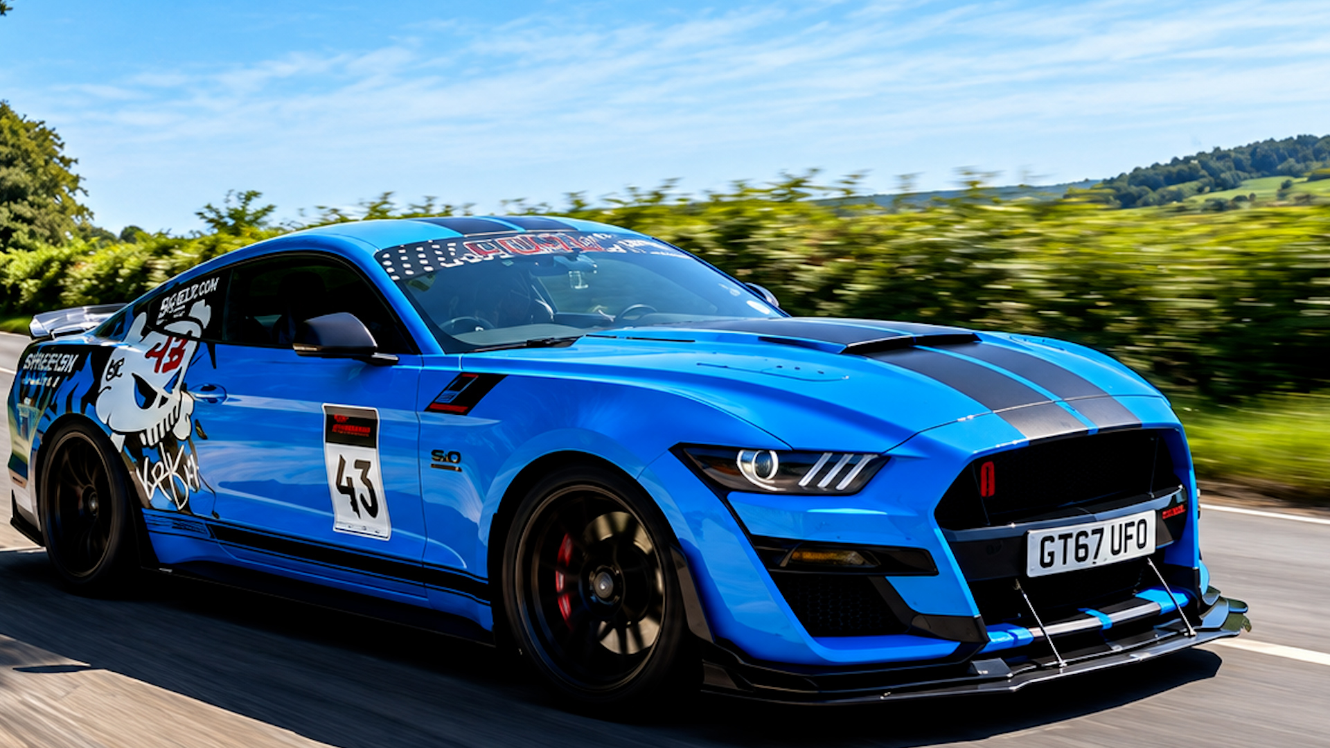 Behind the wheel of an 860 horsepower Mustang GT