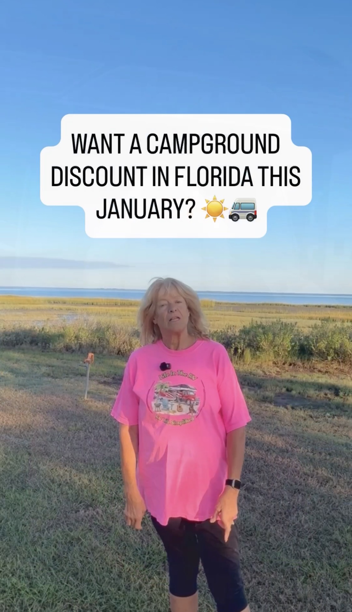 Want a campground discount in Florida this January? ☀️🚐