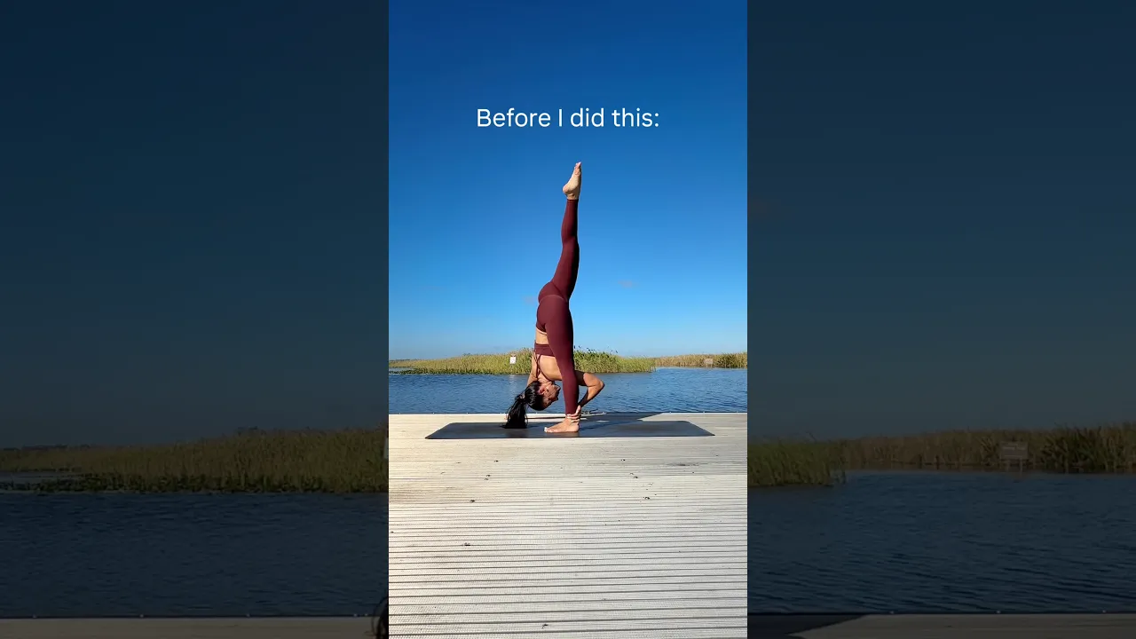 Full standing splits routine - stretch both legs 🙌🏽