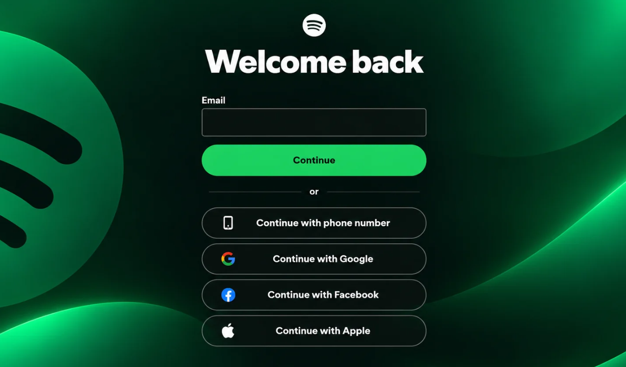 How to log in to Spotify web player & desktop/mobile app