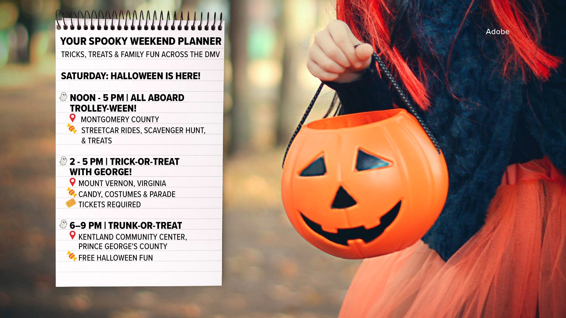 DMV Halloween events