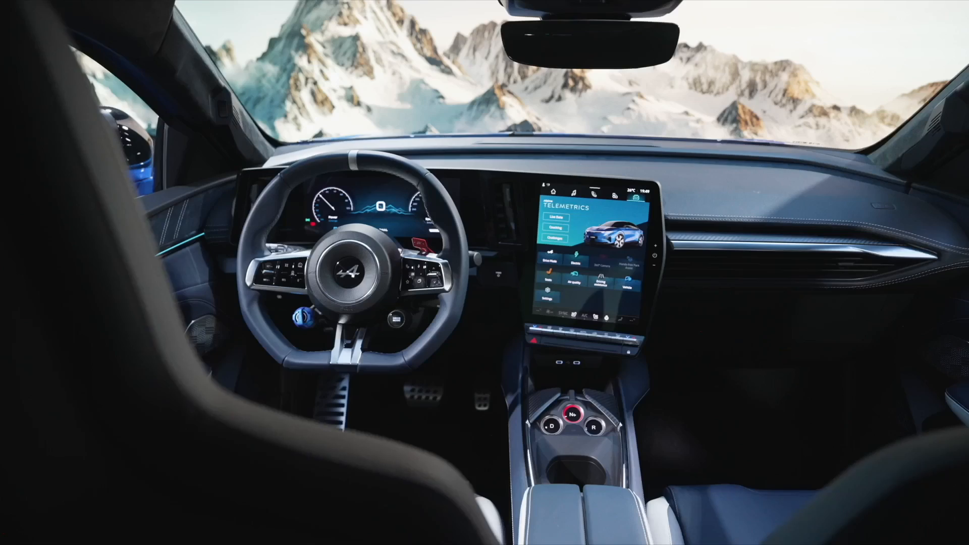 Die neue Alpine A390 - Hightech-Atmosphäre im Cockpit