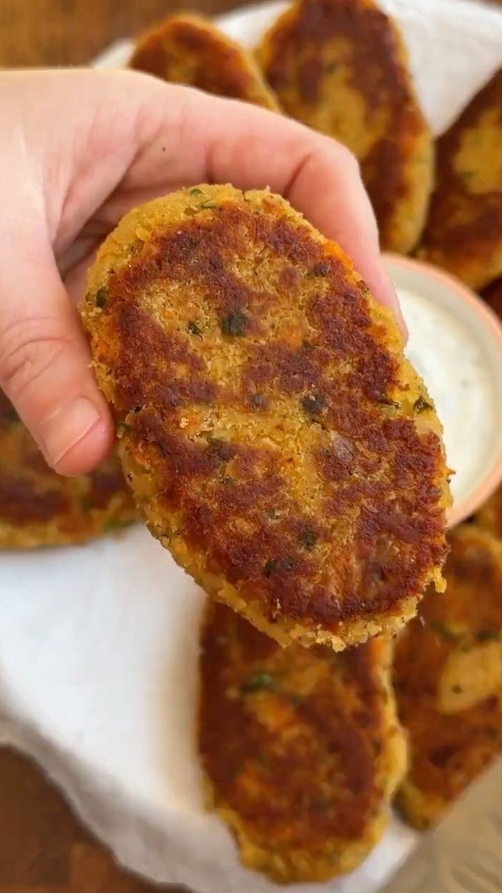 Clever homemade plant based lentil patties meal idea
