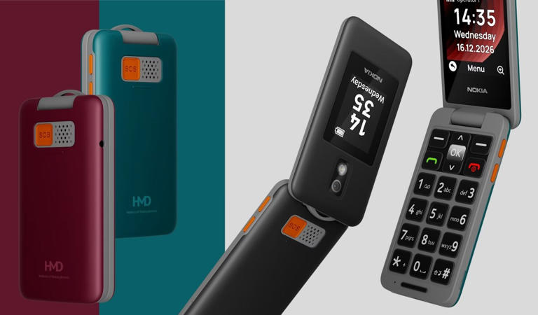 Nokia 2360 flip brings an SOS button and family controls to a classic ...