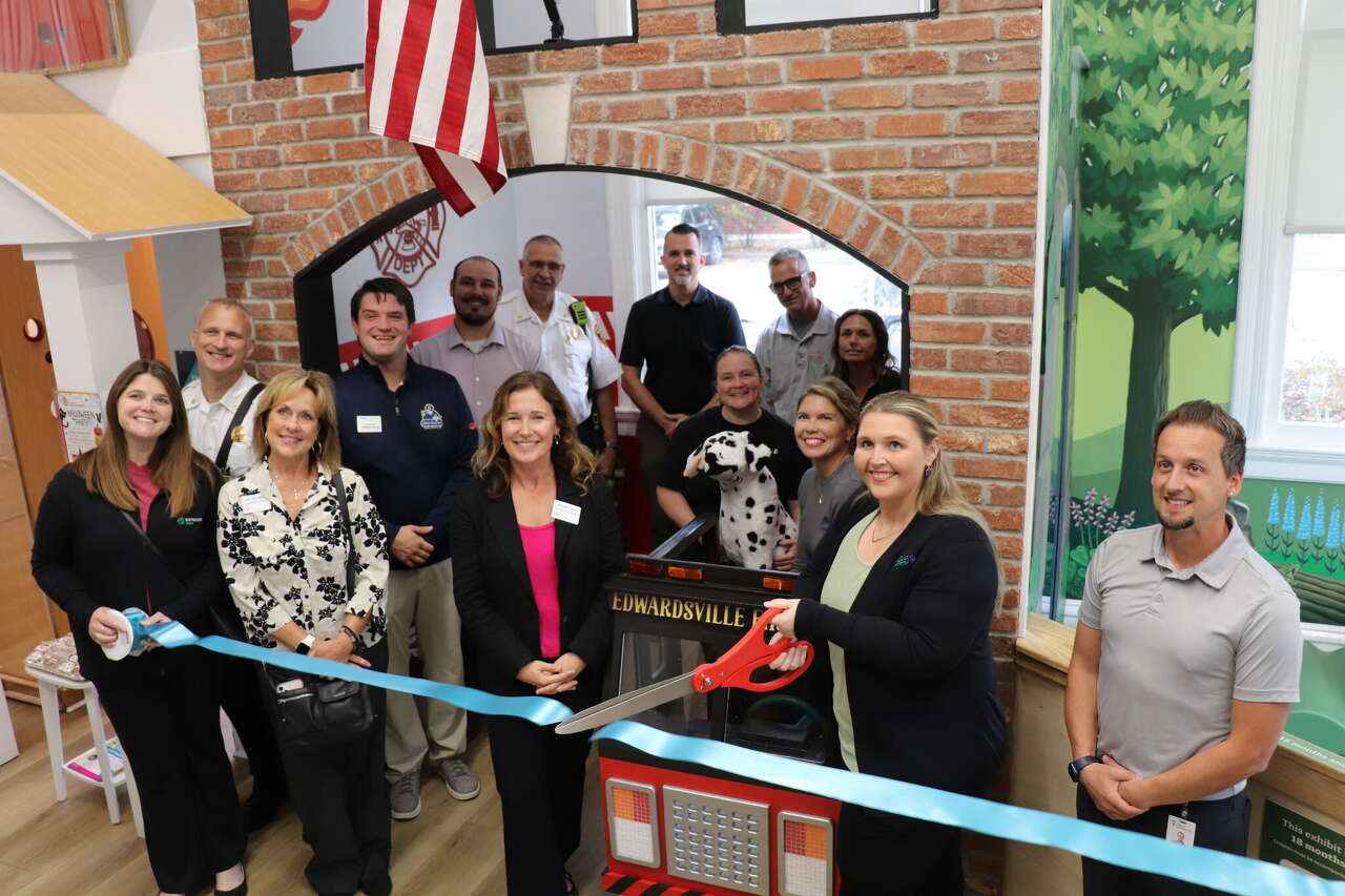 Edwardsville Children’s Museum reopens redesigned fire station exhibit