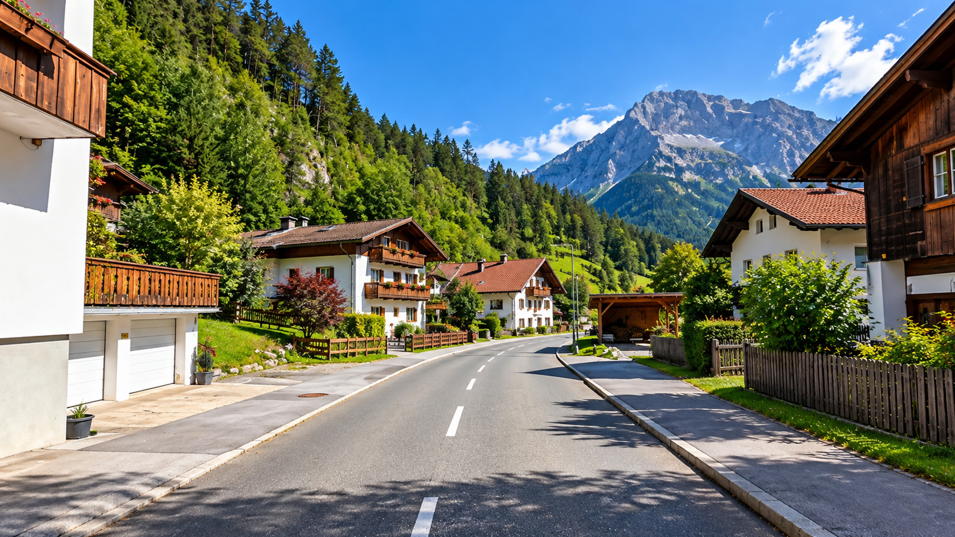Tyrol Austria scenic drive through alpine villages (4K)