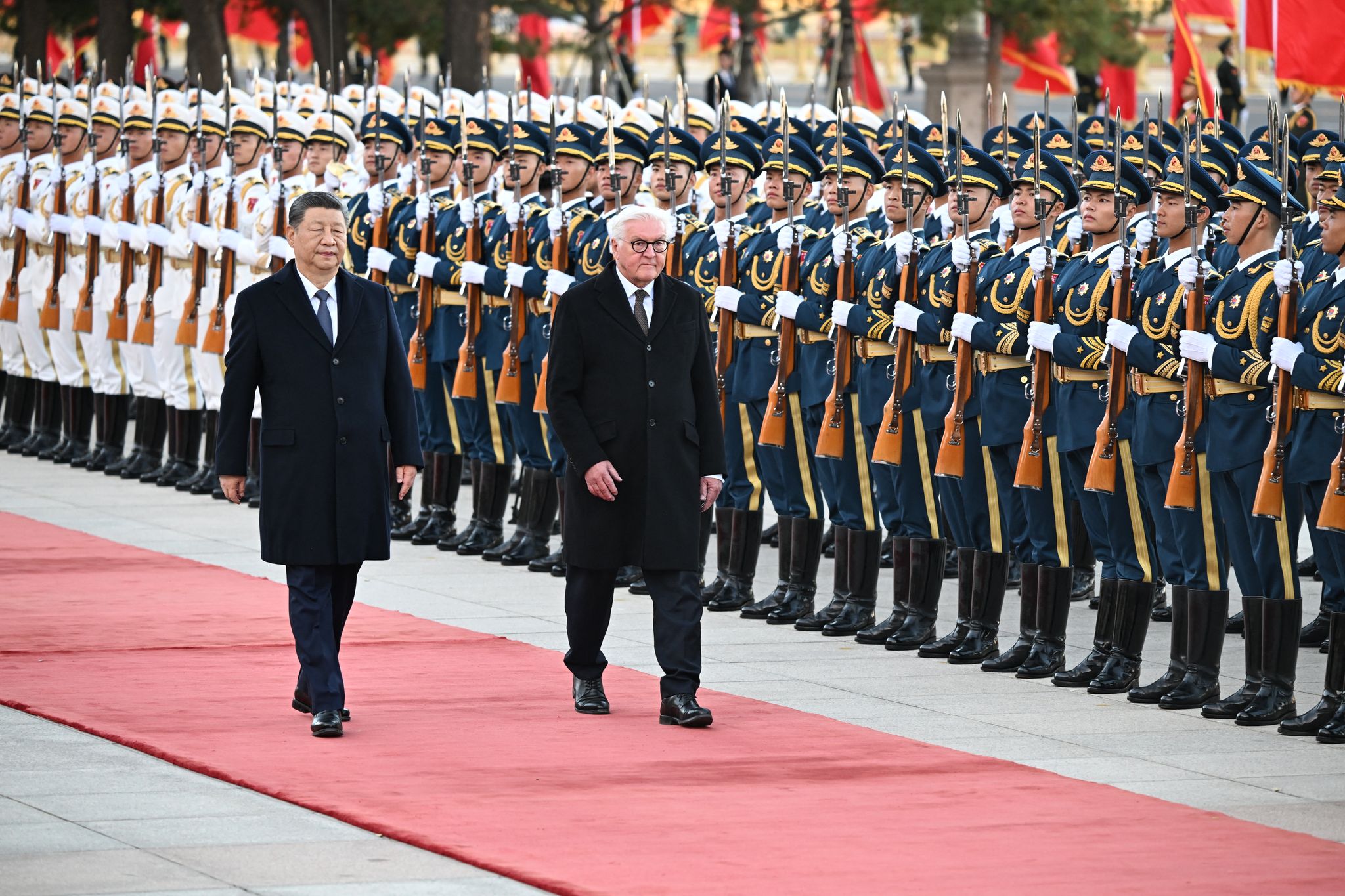 German President Steinmeier urges China's Xi to reduce trade surplus