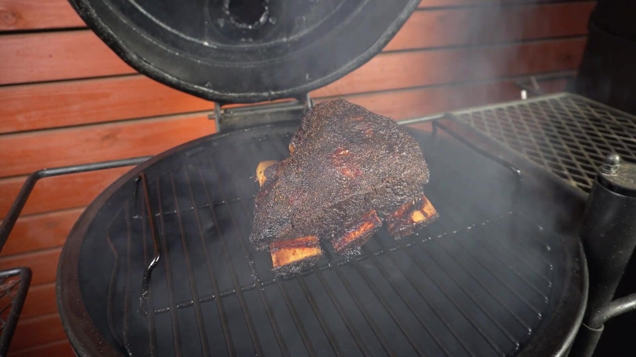 Beef ribs rest before vacuum sealing