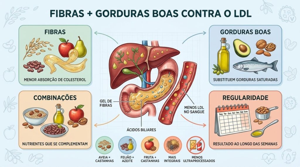 Para baixar o colesterol, combinar fibras e gorduras boas no mesmo ...