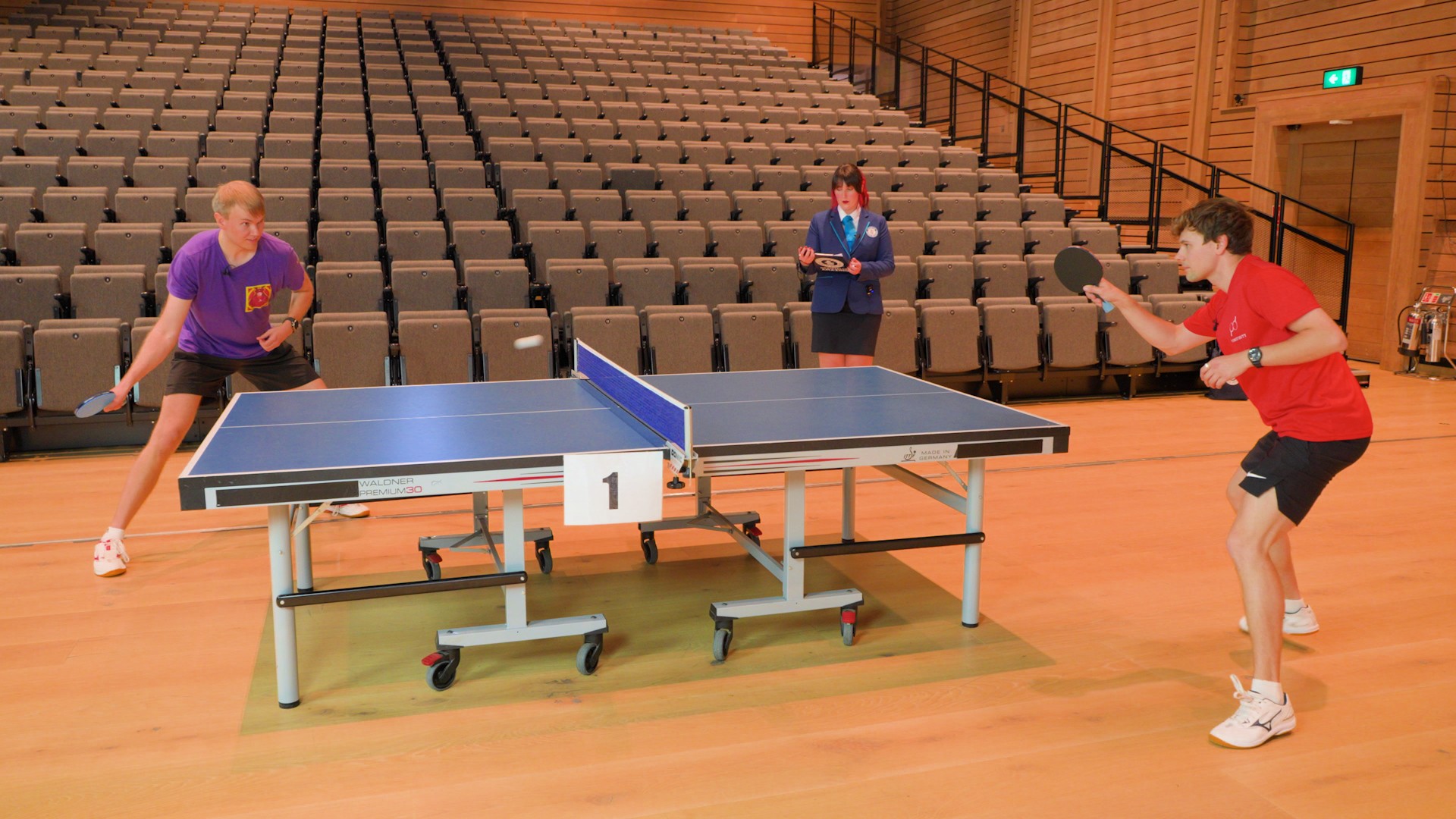 Most table tennis counter hits in 30 seconds (team of two) - 75 by Emil ...
