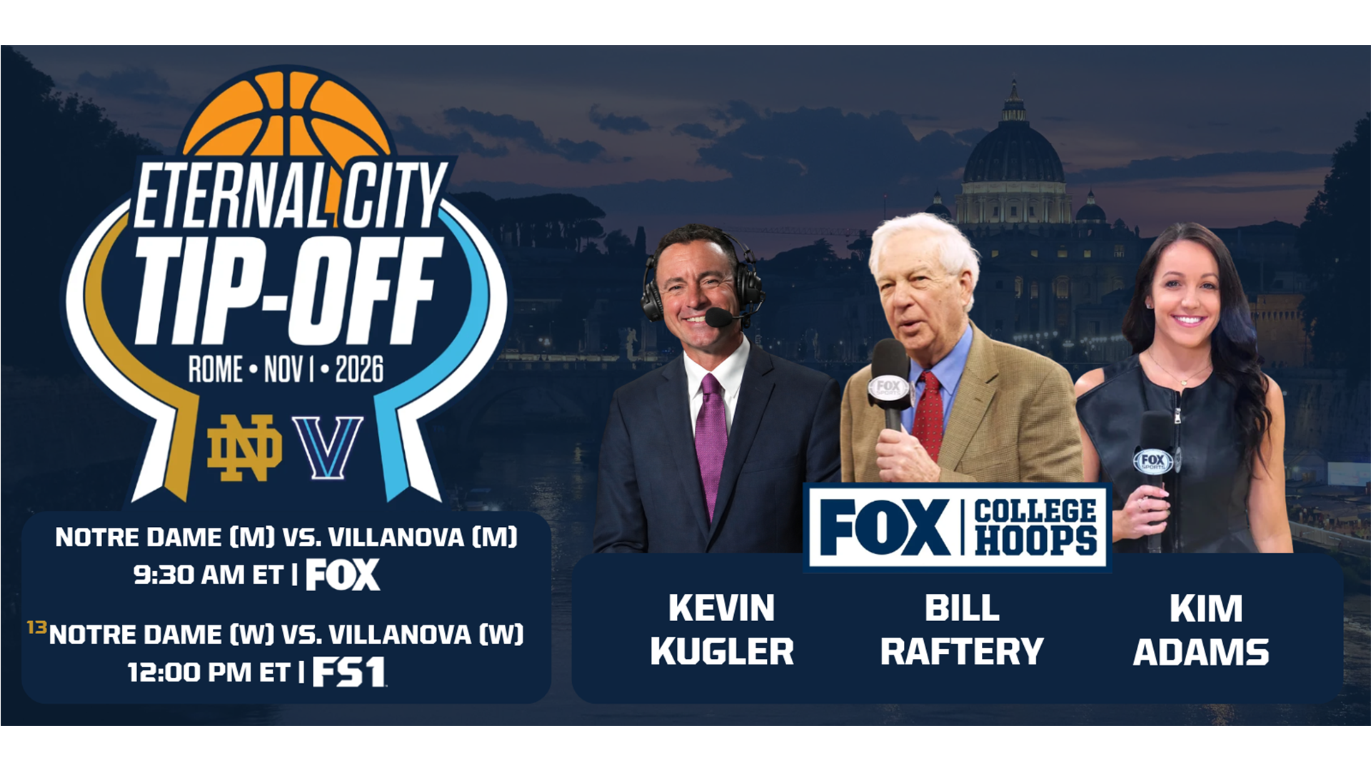 FOX Sports opens 2026–27 college basketball season with historic ...
