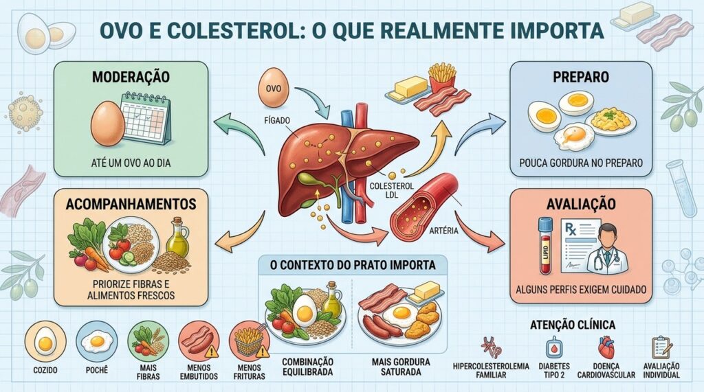 Quem tem colesterol alto precisa cortar o ovo? O que os estudos mais ...
