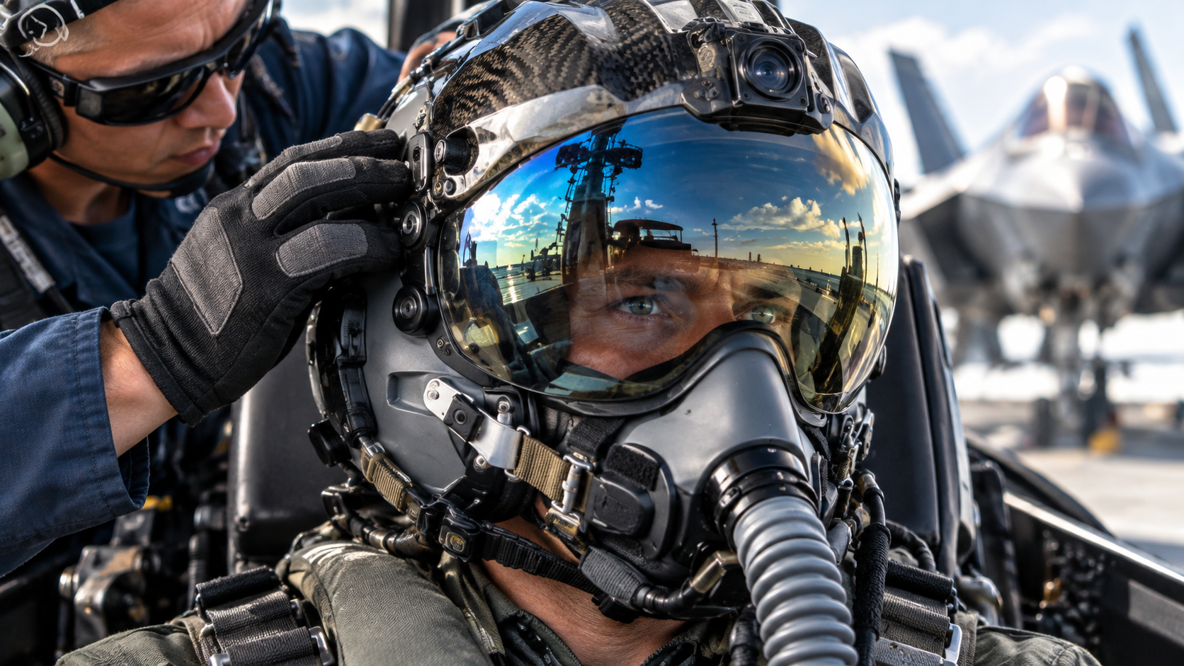 F-35 helmet fitting - why pilots need days for a $400K system