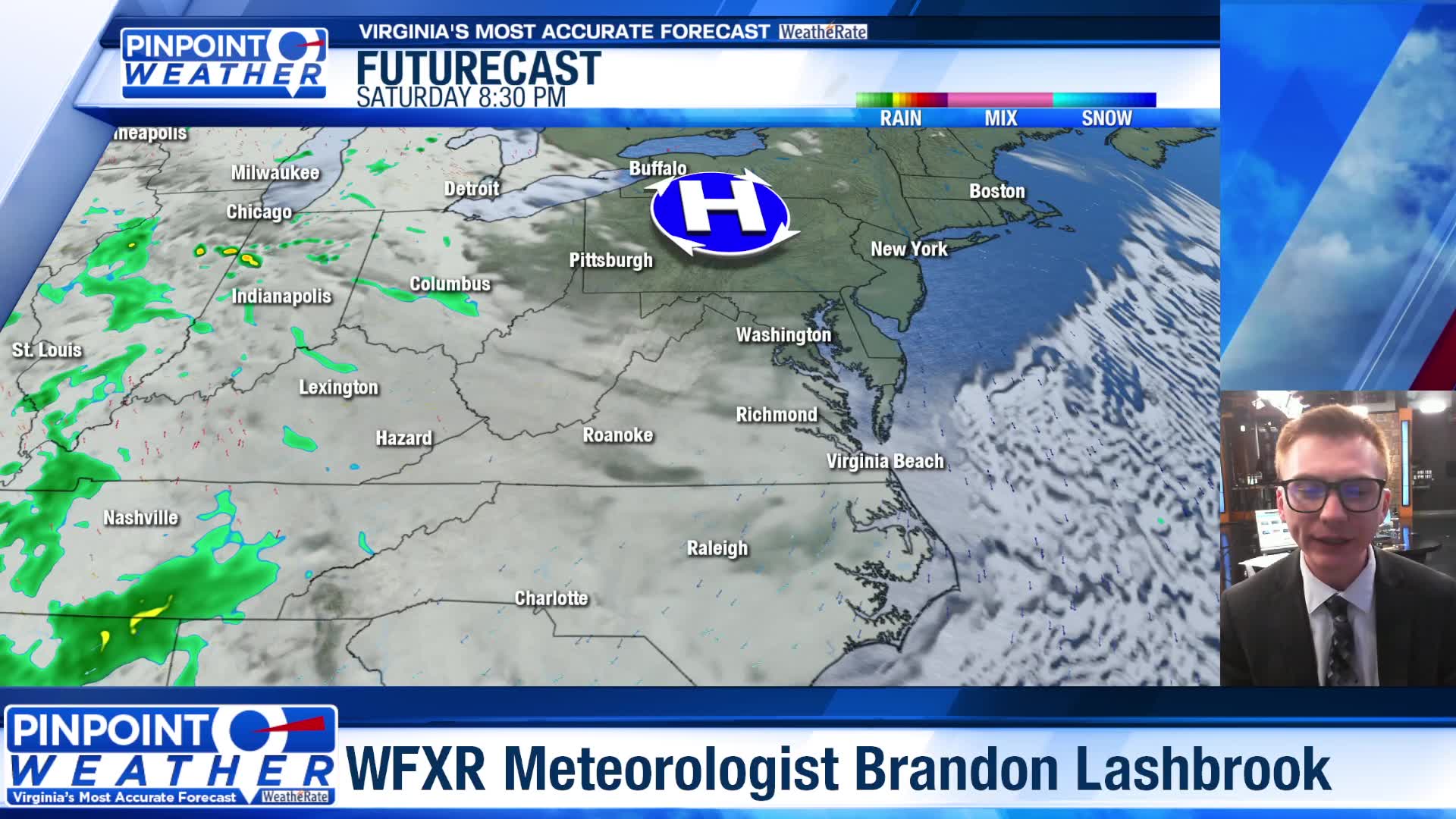 Pinpoint Weather: Saturday morning forecast
