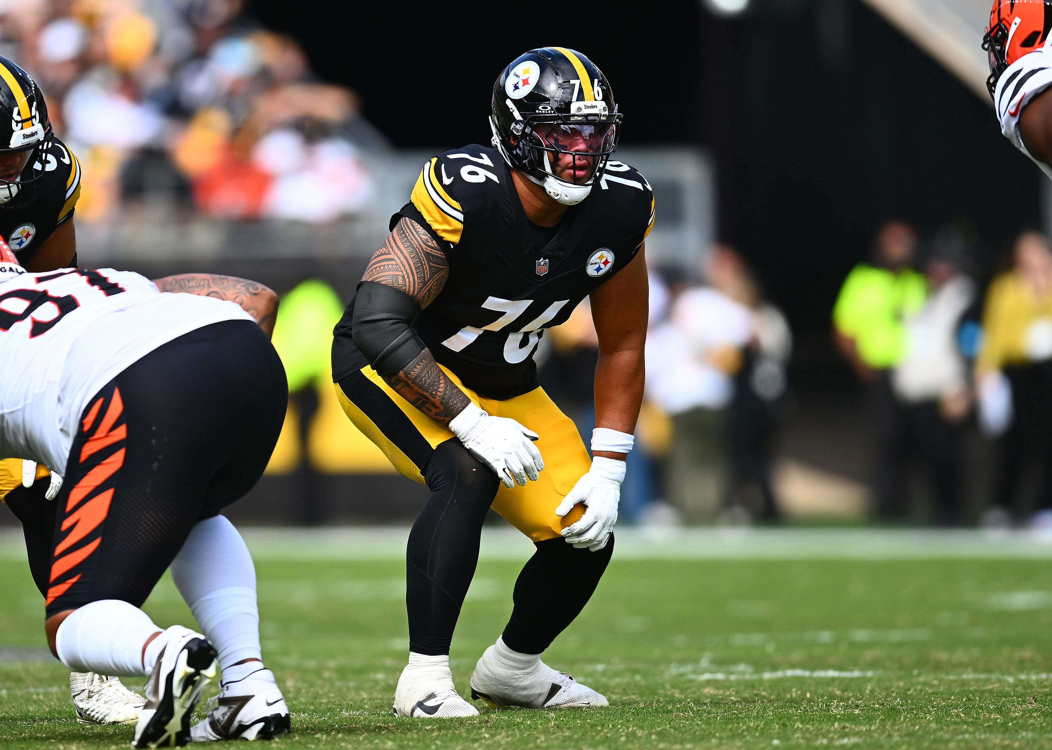 Steelers OT Troy Fautanu responds to Jared Verse comments