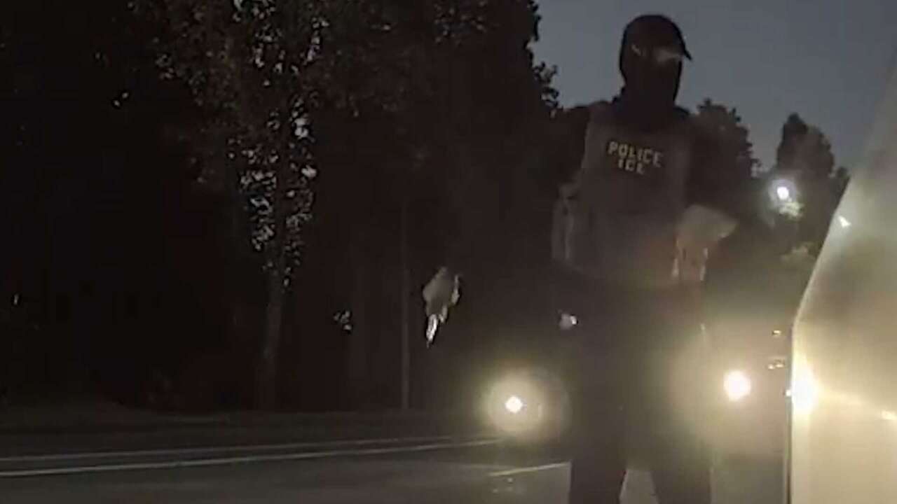 ACLU releases video of ICE agent slashing tires of a legal observer in ...