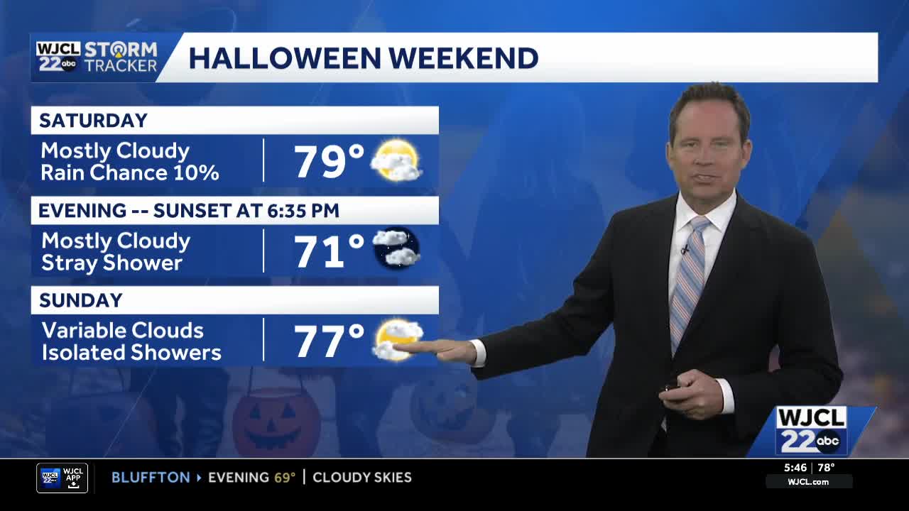 Not so scary Halloween weekend forecast for SE Georgia, Lowcountry