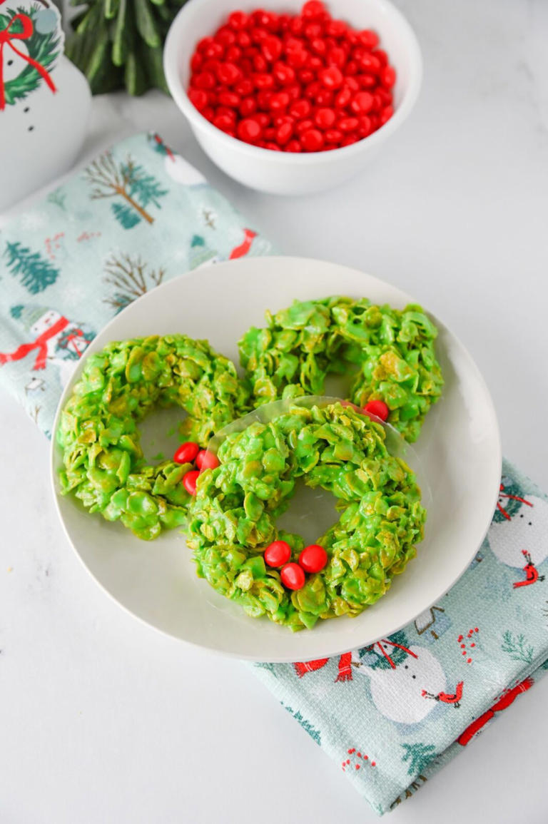 Cornflake wreaths